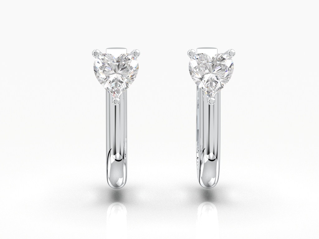 Classic Mini Heart Earrings